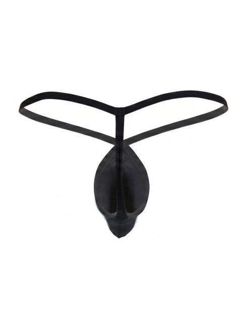 Pikante 26087 Mens Underwear Sleek Minimalist G-String Color Black