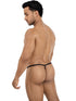 Pikante 26087 Mens Underwear Sleek Minimalist G-String Color Black