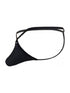 Pikante 26087 Mens Underwear Sleek Minimalist G-String Color Black