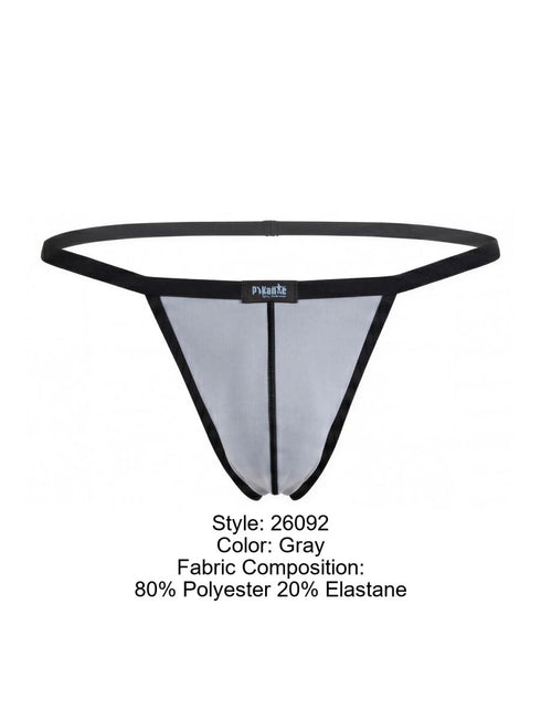 Pikante Ultra-Minimalist Men's Underwear PIK 26092 Hathor C-Sock color Gray Color Gray