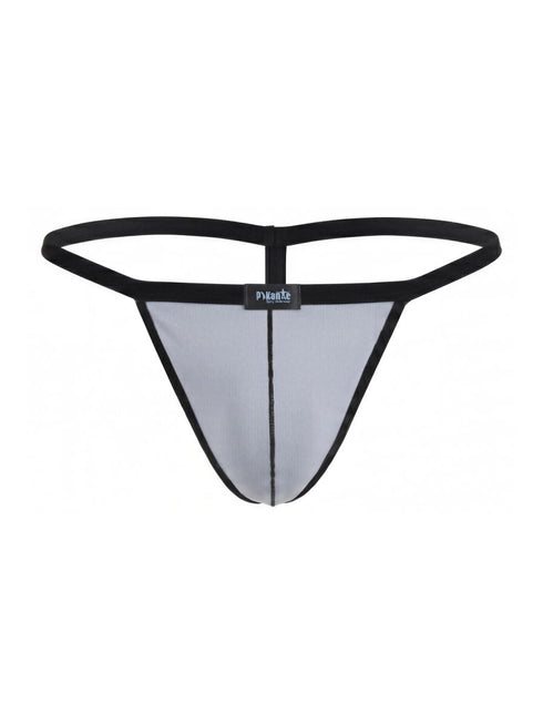 Pikante Mens Underwear PIK 26095 Nut G-String color Gray Color Gray
