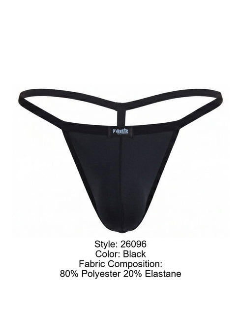 Pikante Mens Underwear PIK 26096 Nut G-String color Black Color Black