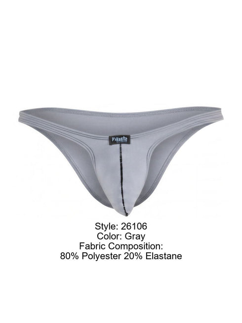 Pikante Seductive PIK 26106 Mens Underwear Neftis Bikini Color Gray