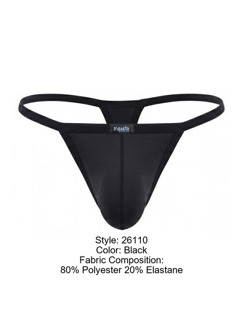 Pikante PIK 26110 Mens Underwear Khonsu Thongs Color Black