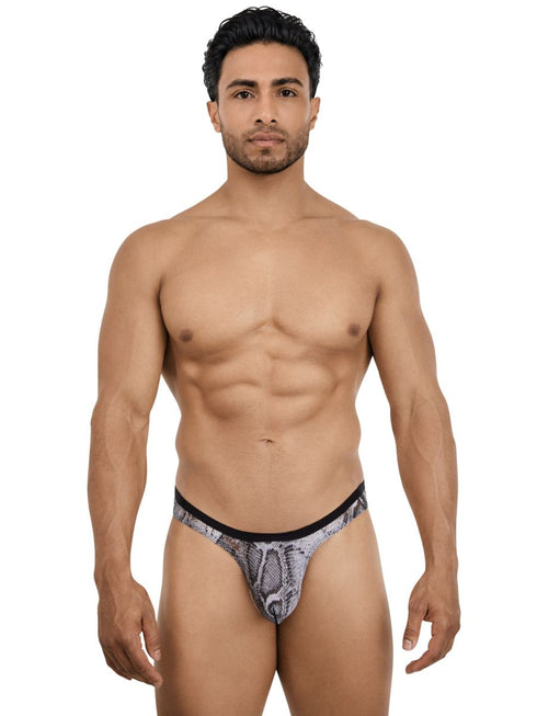 Pikante PIK 26112 Mens Underwear Piton Thongs Color Multi-colored
