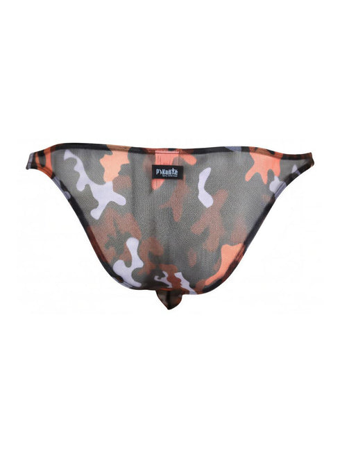 Pikante 26117 Mens Underwear Sleek Cam Bikini Color Multi-colored