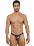 Pikante 26124 Mens Underwear Animal Print Thongs Color Multi-colored