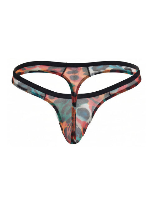 Pikante 26124 Mens Underwear Animal Print Thongs Color Multi-colored