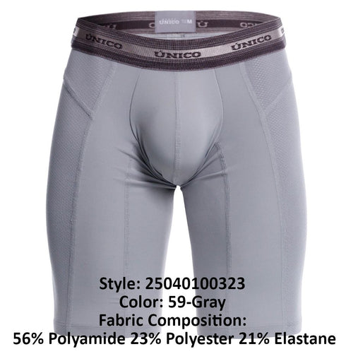 Unico 25040100323 Albaricoque Boxer Briefs Color 59-Gray
