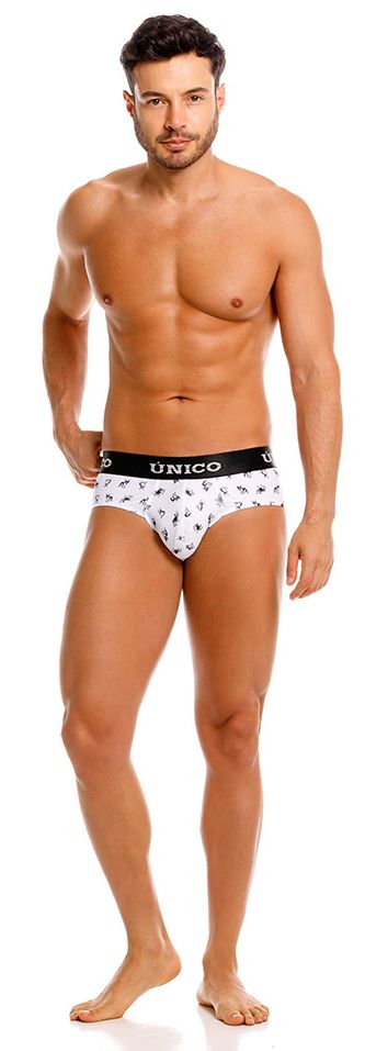 Unico 25040101130 Frenchis Briefs Color 00-White