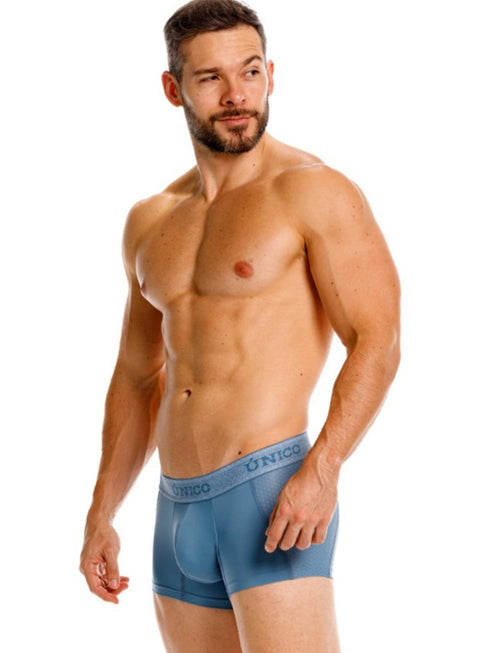 Unico 26040100127 Classic Trunks Color 46-Blue - Premium Athletic Comfort