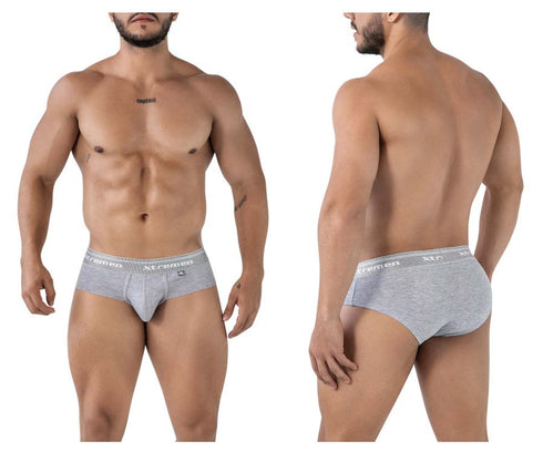 Xtremen 41315 Cotton Blend Briefs Color Jasper Gray