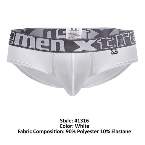Xtremen 41316 Microfiber Briefs Color White