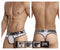 Xtremen 91036X-3 3PK Thongs Color White-Gray-Blue