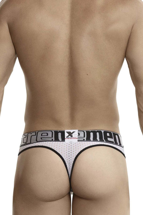Xtremen 91036X-3 3PK Thongs Color White-Gray-Blue