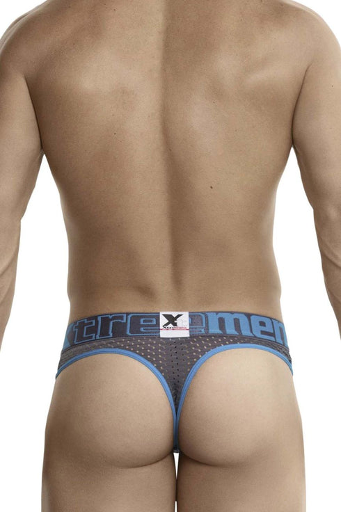 Xtremen 91036X-3 3PK Thongs Color White-Gray-Blue