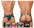 Xtremen 91054X-3 3PK Jockstrap Color Petrol-Fuchsia-Petrol