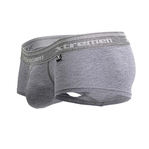 Xtremen 91205B Cotton Blend Trunks Color Jasper Gray