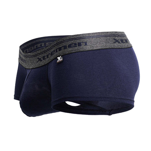 Xtremen 91205B Cotton Blend Trunks Color Navy