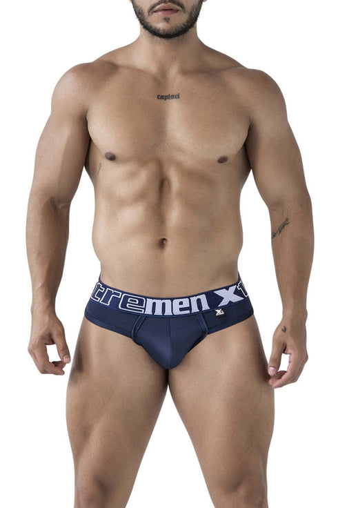 Xtremen 91208B Microfiber Thongs Color Navy