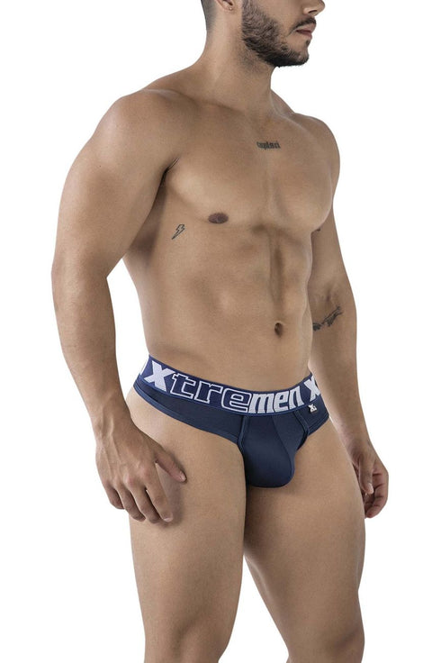 Xtremen 91208B Microfiber Thongs Color Navy