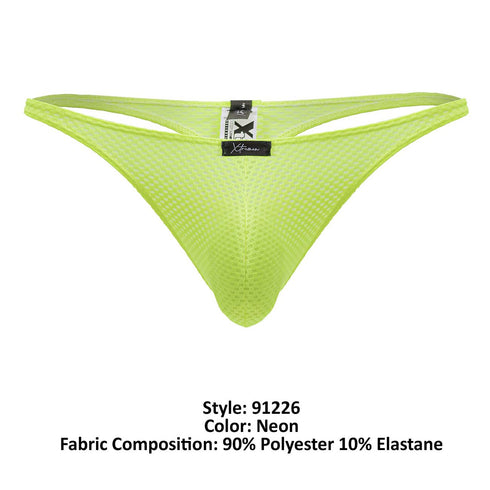 Xtremen 91226 Microfiber Thongs Color Neon Green