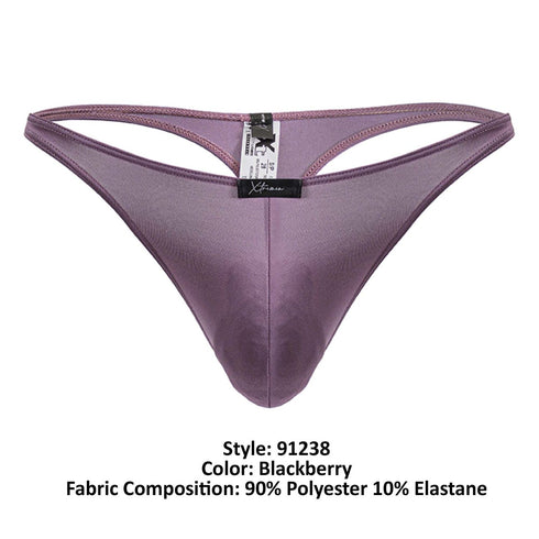 Xtremen 91238 Microfiber Thongs Color Blackberry