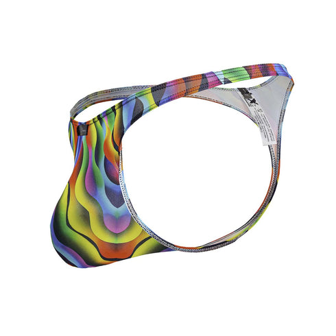 Xtremen 91247 Printed Thongs Color Waves