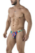 Xtremen 91247 Printed Thongs Color Waves