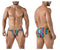 Xtremen 91248 Printed Briefs Color Waves