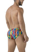 Xtremen 91248 Printed Briefs Color Waves
