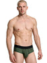 Xtremen 91250 Microfiber Mesh Briefs Color Military Green