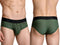 Xtremen 91250 Microfiber Mesh Briefs Color Military Green