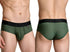 Xtremen 91250 Microfiber Mesh Briefs Color Military Green