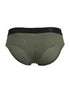 Xtremen 91250 Microfiber Mesh Briefs Color Military Green