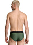 Xtremen 91250 Microfiber Mesh Briefs Color Military Green