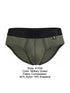 Xtremen 91250 Microfiber Mesh Briefs Color Military Green