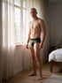 Xtremen 91250 Microfiber Mesh Briefs Color Military Green