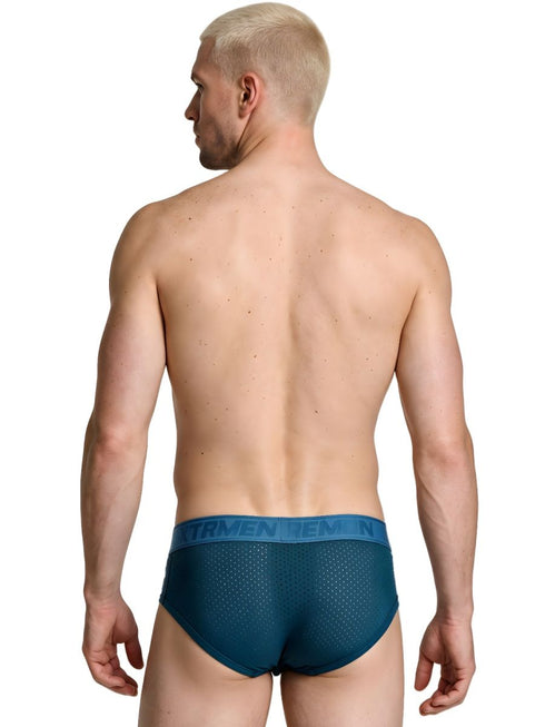 Xtremen 91250 Microfiber Mesh Briefs Color Petrol