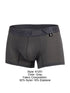 Xtremen 91251 Microfiber Mesh Boxer Briefs Color Gray