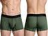 Xtremen 91251 Microfiber Mesh Boxer Briefs Color Military Green