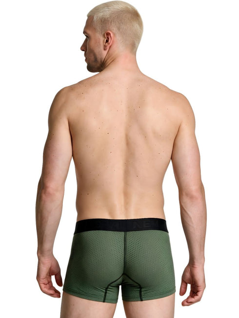 Xtremen 91251 Microfiber Mesh Boxer Briefs Color Military Green