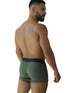Xtremen 91251 Microfiber Mesh Boxer Briefs Color Military Green