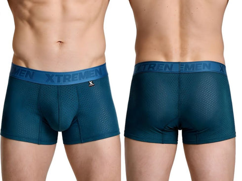 Xtremen 91251 Microfiber Mesh Boxer Briefs Color Petrol