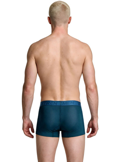 Xtremen 91251 Microfiber Mesh Boxer Briefs Color Petrol