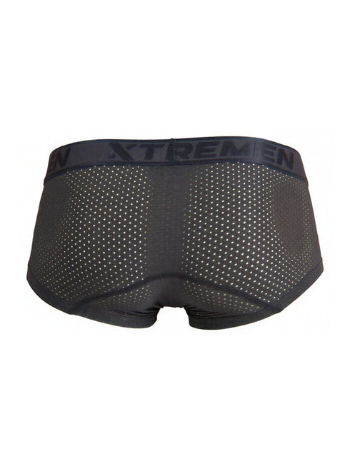 Xtremen 91252 Microfiber Mesh Trunks Color Gray