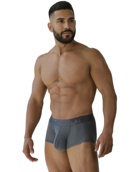 Xtremen 91252 Microfiber Mesh Trunks Color Gray