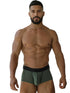 Xtremen 91252 Microfiber Mesh Trunks Color Military Green