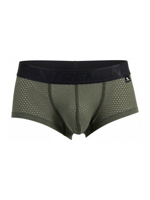 Xtremen 91252 Microfiber Mesh Trunks Color Military Green