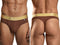Xtremen 91253 Mens Underwear Microfiber Thongs Sleek and Supportive Color Chocolate